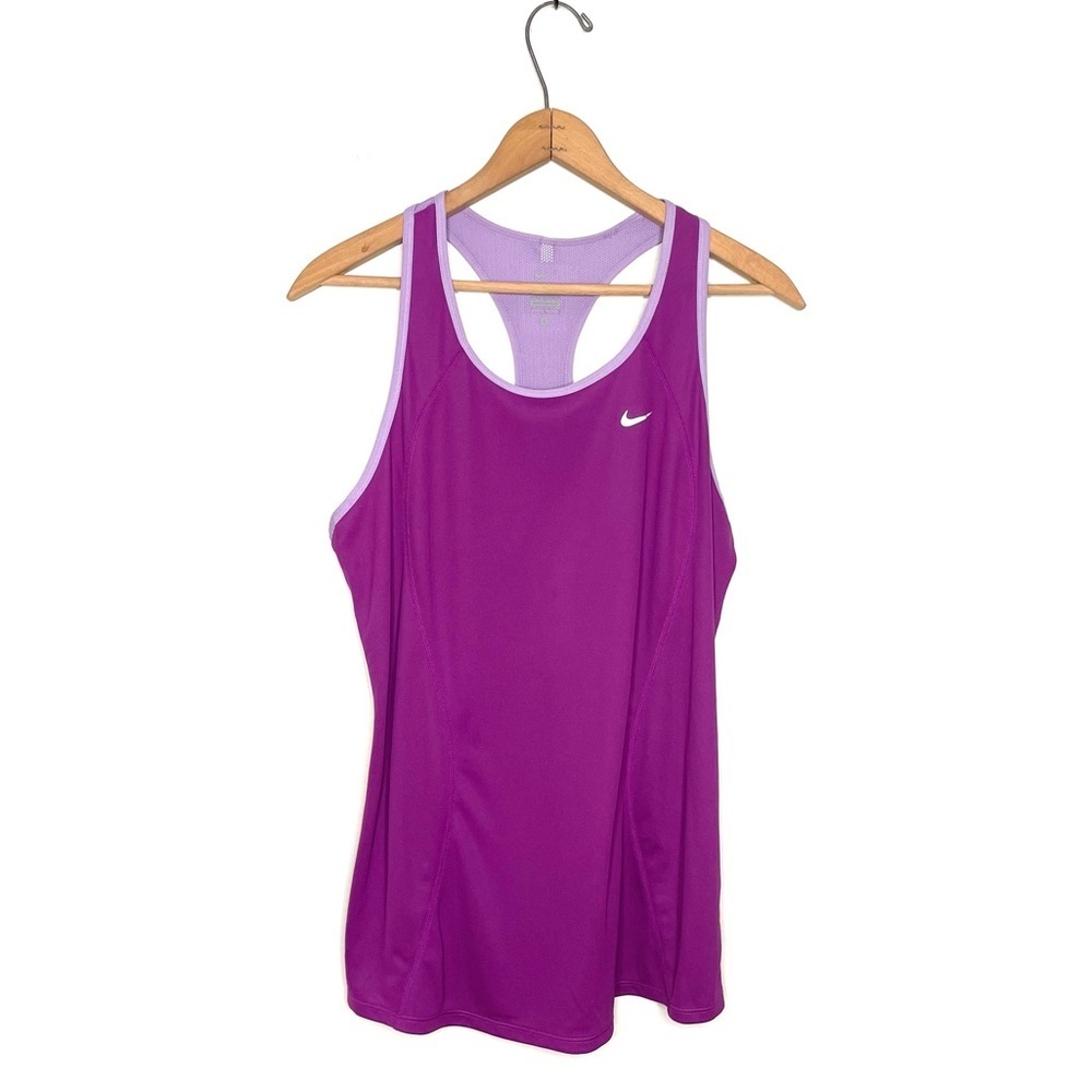 Nike | Purple Racer Back Dri Fit Athletic Tank Top
